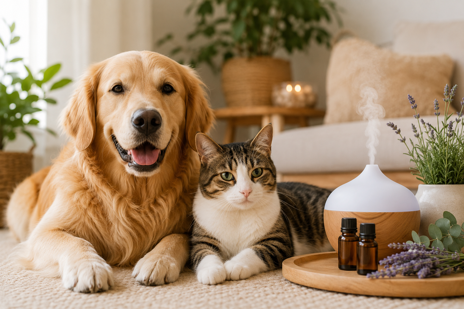 Which Essential Oils Are Safe for Dogs and Cats?