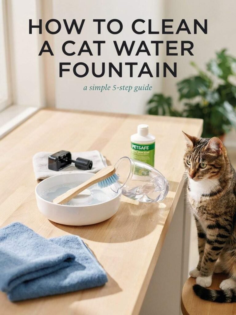 How to Clean a Cat Water Fountain